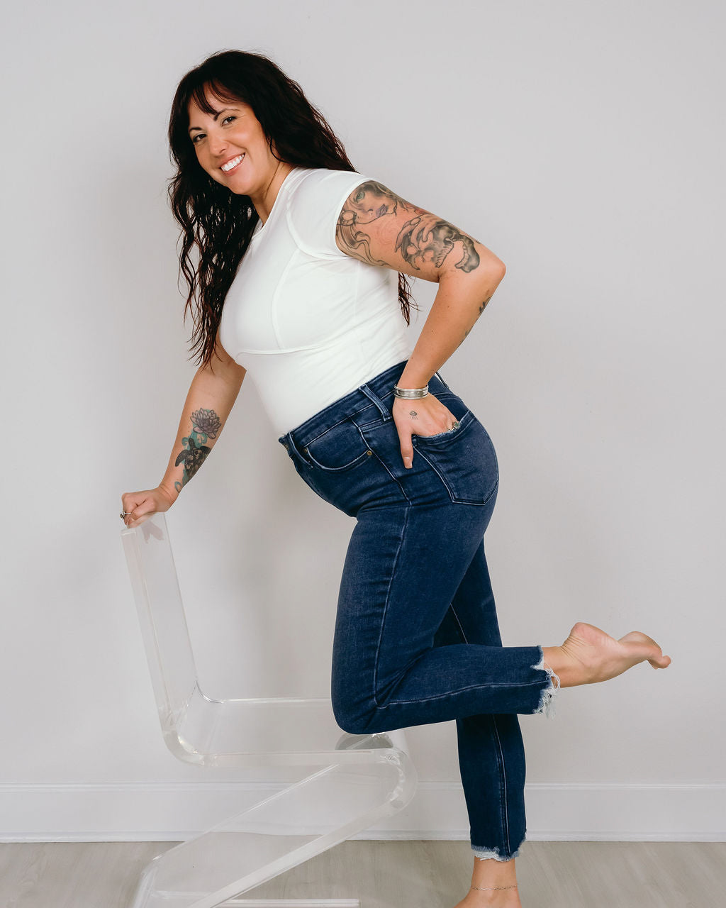 The Relaxed Skinny - Deep Indigo